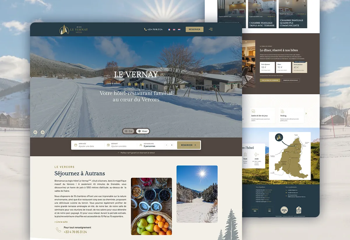 Création de site web Le Vernay