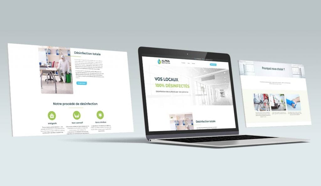 Création du site web Alpes Désinfection