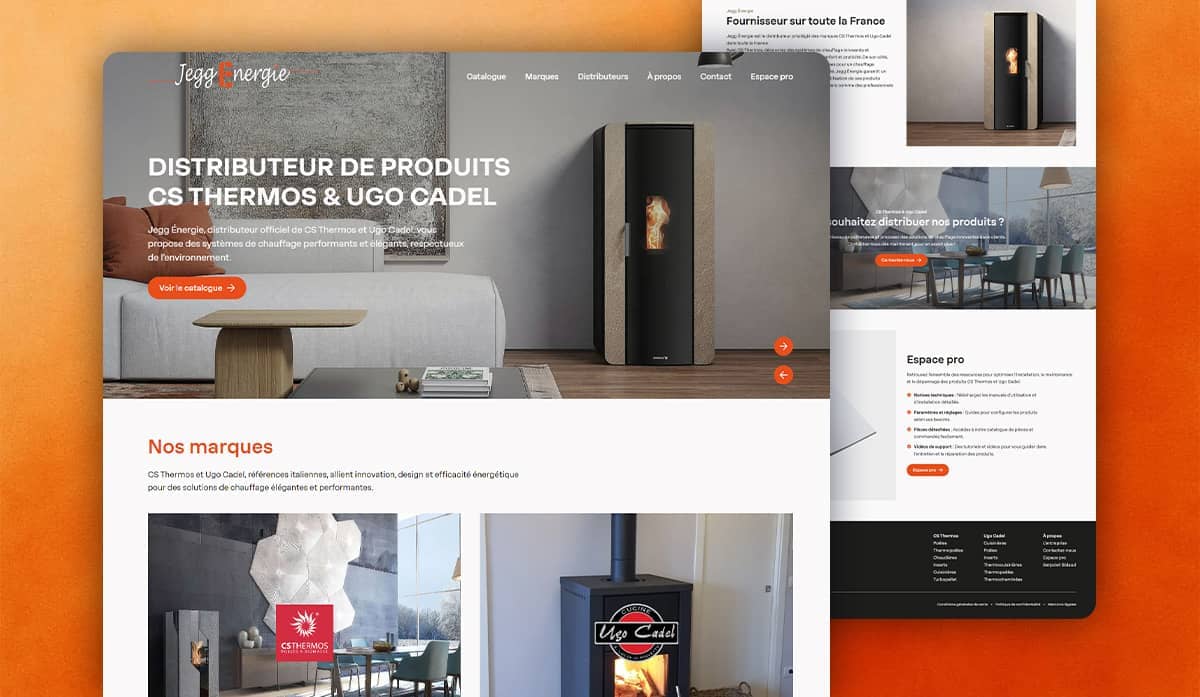 Création du site web Jegg Énergie