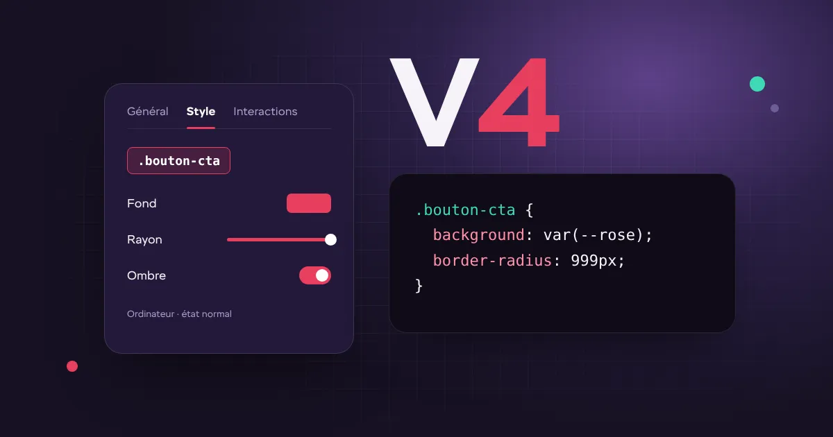 Elementor V4, éditeur CSS first