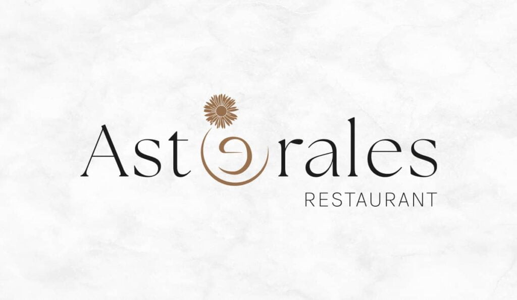 Logo du restaurant Asterales, situé à Corrençon-en-Vercors