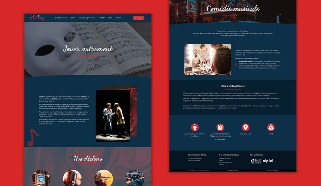 Site web de l'association Art'muz