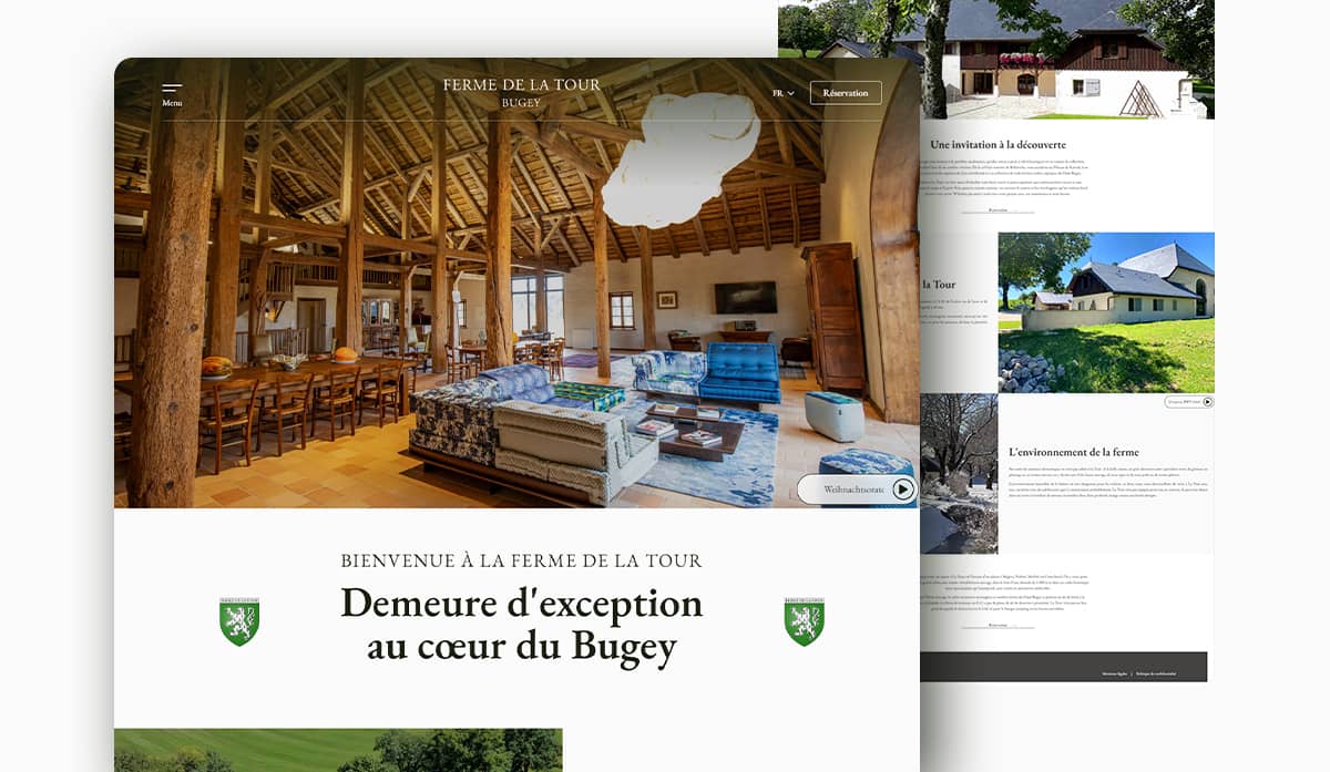Site web Ferme de la Tour