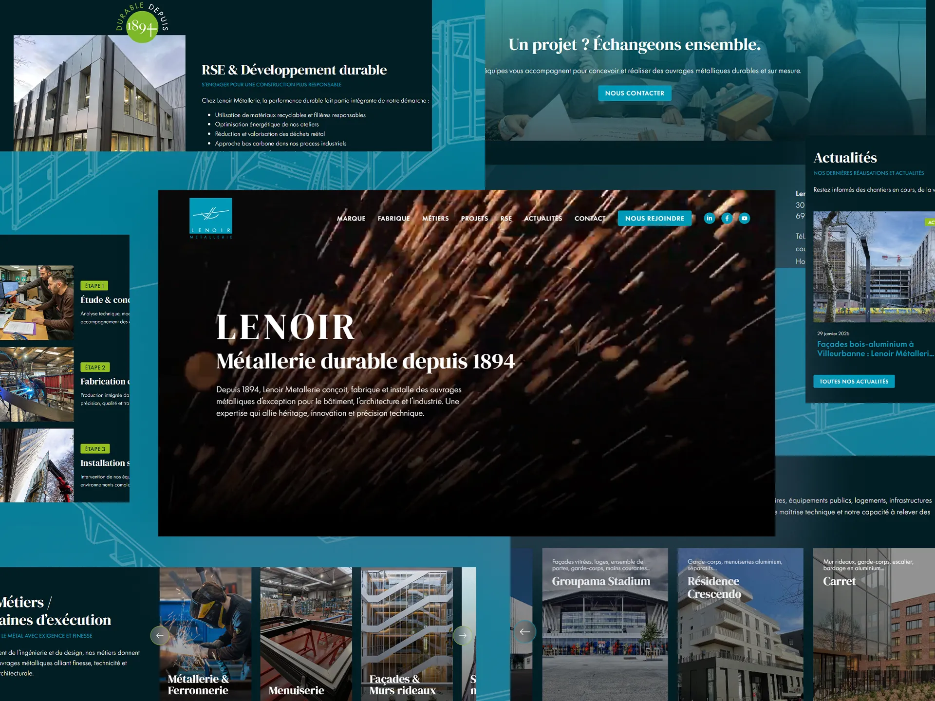 Site web de Lenoir Metallerie